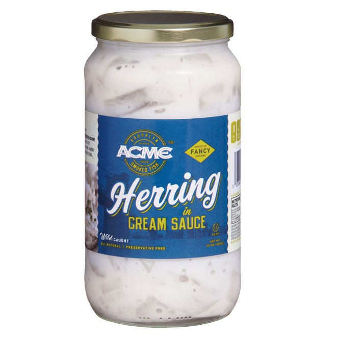 Acme Cream Herring 32oz Koshco Superstore