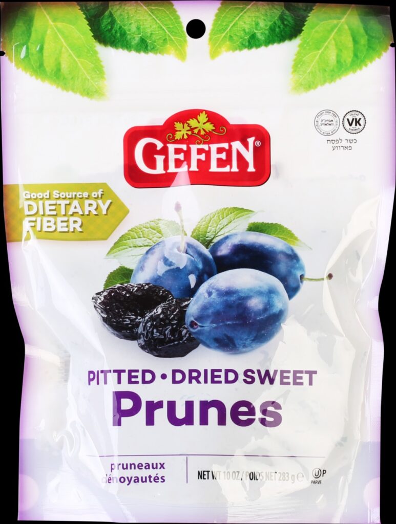 Gefen Dried Pitted Prunes Pouch Koshco Superstore