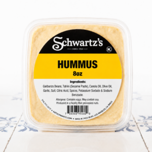 Schwartz Hummus Plain 8oz