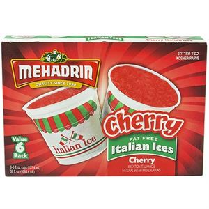 Mehadrin Italian Cherry Ices 6pk