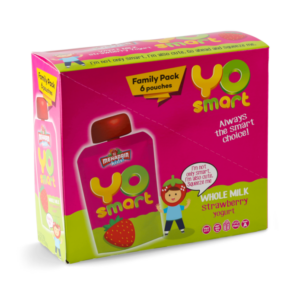 Mehadrin Kids Yogurt Yo Smart Strawberry 6pk