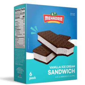 Mehadrin Vanilla Sandwich 6pk
