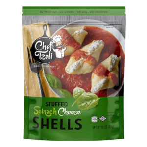 Chef Tzali Spinach Stuffed Cheese Shells 12oz