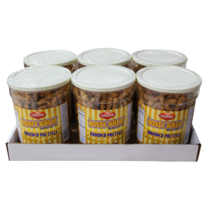 Haddar Pretzels Honey Wheat Tub 24oz