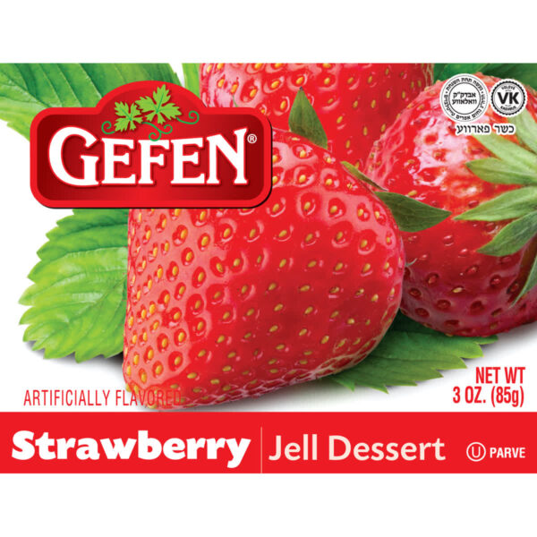 Gefen Strawberry Jello 3oz - Image 2