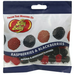 Jelly Belly Raspberries & Blackberries Candy 2.75oz
