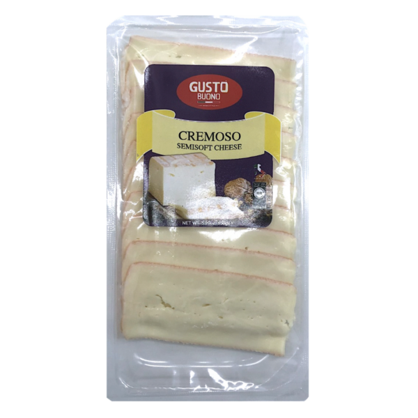 Gusto Buono Cremoso Semisoft Sliced Cheese 125g