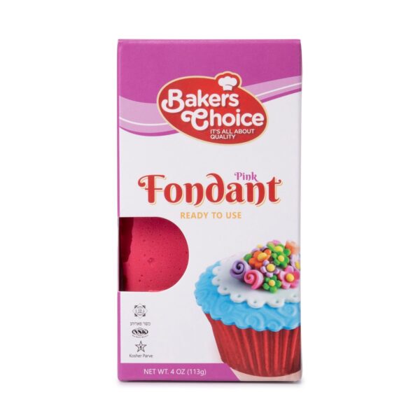 Bakers Choice Pink Fondant 4oz