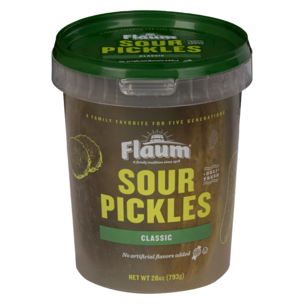 Flaums Sour Pickles 32oz