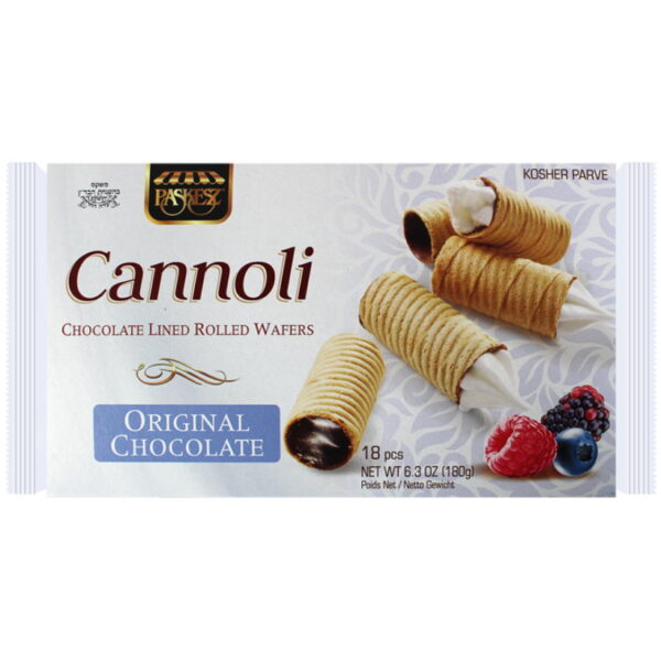 Paskesz Cannoli Chocolate Coated 8.8oz