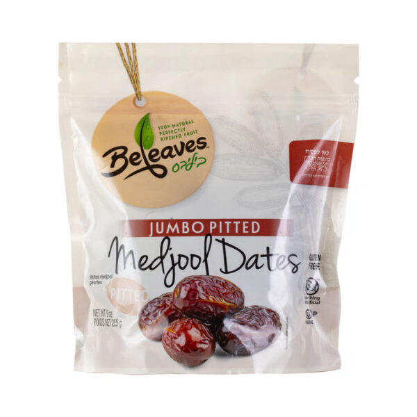 Beleaves Dates Medjool Jumbo Pitted  9oz