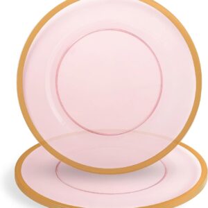 Chargers 13" Pink/Gold 4ct