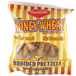 Haddar Honey Wheat Pretzels 1.5oz