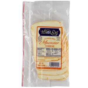 HaOlam Muenster Orange Rind Sliced 6oz