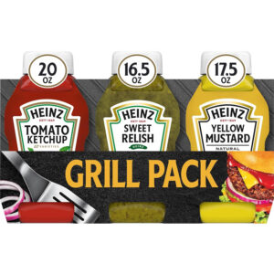Heinz Picnic Pack Ketchup Relish Mustard 54oz