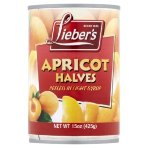 Liebers Apricot Halves 15oz