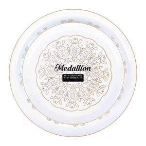Medallion Plates Combo 8" and 10" 20ct