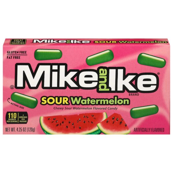 Mike & Ike Sour Watermelon Candy 4.25oz