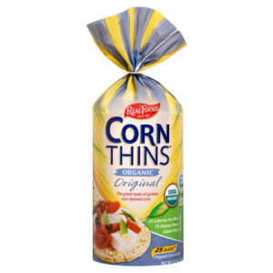 Real Foods Corn Thins Organic Original