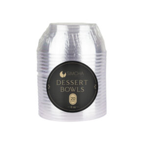 Bowls Clear Simcha 6oz 20ct