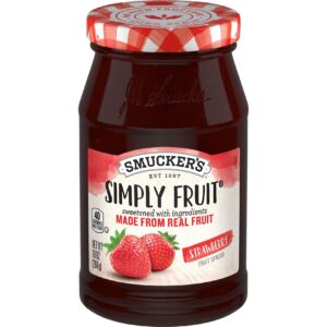 Smuckers Simply Fruit Spread Strawberry 10oz