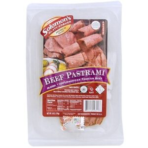 Solomons Pastrami Sliced 6oz