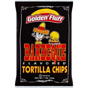 Golden Fluff Tortilla Chips BBQ 1oz