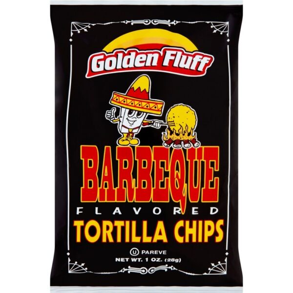 Golden Fluff Tortilla Chips BBQ 1oz