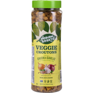 Heaven & Earth Veggie Croutons Onion & Garlic 12oz