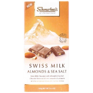 Schmerling Swiss Milk Almonds & Sea Salt Chocolate 3.5oz