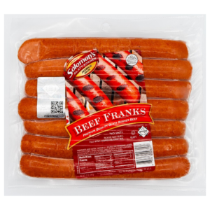 Solomons Beef Franks 12oz