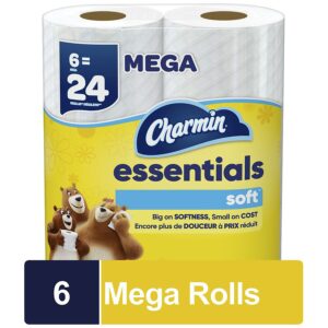 Charmin Essentials Soft Toilet Paper Rolls 6pk