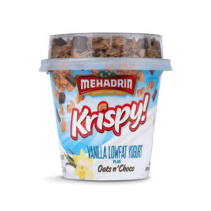 Mehadrin Krispy Yogurt Vanilla Oats and Chocolate 5.3oz