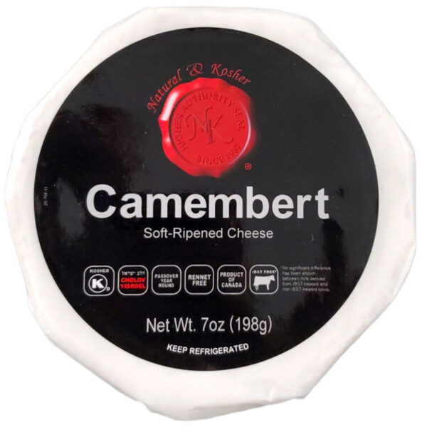 Natural and Kosher Camembert Cheese Wheel 7oz
