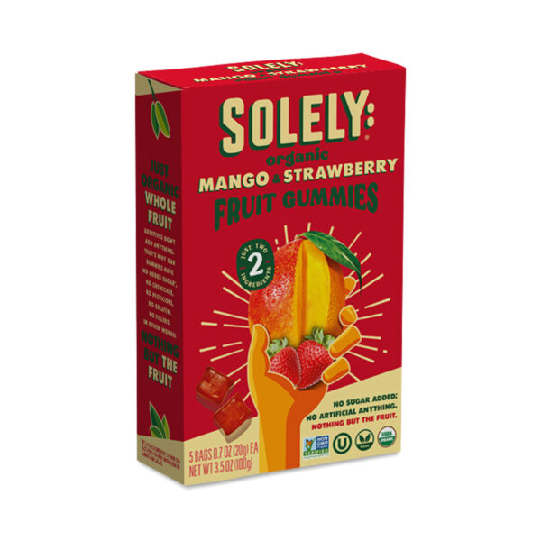 Solely Gummies Mango Strawberry ORGANIC 3.5oz