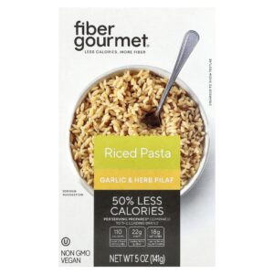 Fiber Gourmet Riced Pasta Garlic & Herb 5oz