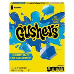 Gushers Blueberry Grape & Sour Blue Raspberry 4.8oz