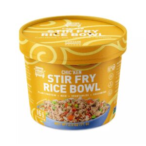 Rollin Greens Chic'ken Stir Fry Bowl VEGAN 2.5oz