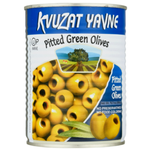 Kvuzat Yavne Green Olives Pitted 19oz