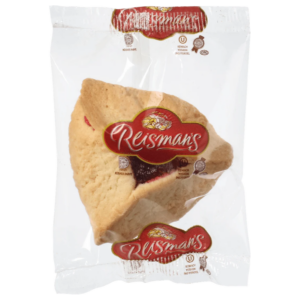 Reismans Hamentashen Rasperry Jumbo 3oz