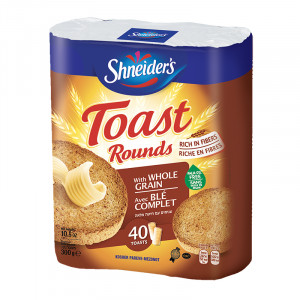 Shneiders Toast Rounds Whole Grain 10.5oz