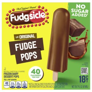 Popsicle Fudgsicle Sugar Free Pops 18ct