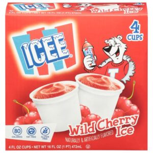 Icee Wild Cherry Freeze Cups 4ct
