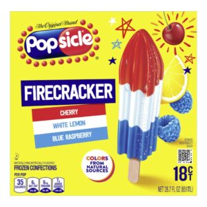 Popsicle Firecracker Ice Pops 18ct
