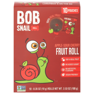Bob Snail Apple Sour Cherry Fruit Roll 3.53oz