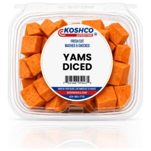 Yams, Fresh Diced