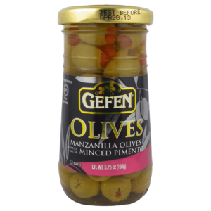 Gefen Manza Olives W/ Pim 5.75oz