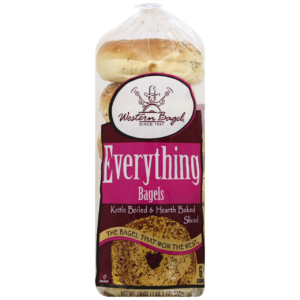 Western Bagel Everything Bagels 6pk
