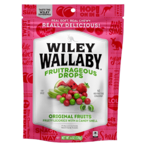 Wiley Wallaby Fruitrageous Drops Candy 6oz